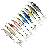 Amazon.co.jp: ルアーセット ミノー フィッシングルアーセット